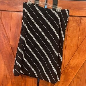 WHBM black A line skirt size 12